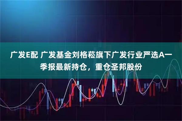 广发E配 广发基金刘格菘旗下广发行业严选A一季报最新持仓，重仓圣邦股份