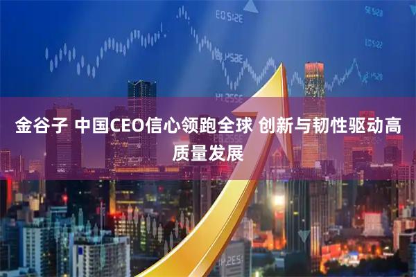 金谷子 中国CEO信心领跑全球 创新与韧性驱动高质量发展