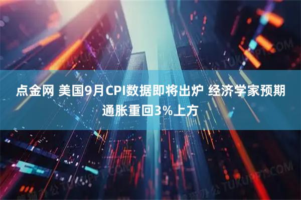 点金网 美国9月CPI数据即将出炉 经济学家预期通胀重回3%上方